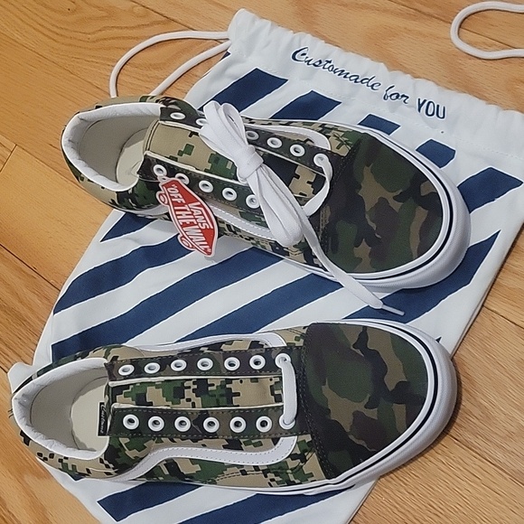 Vans Oldschool custom camo mens size 11.5 - Picture 9 of 14